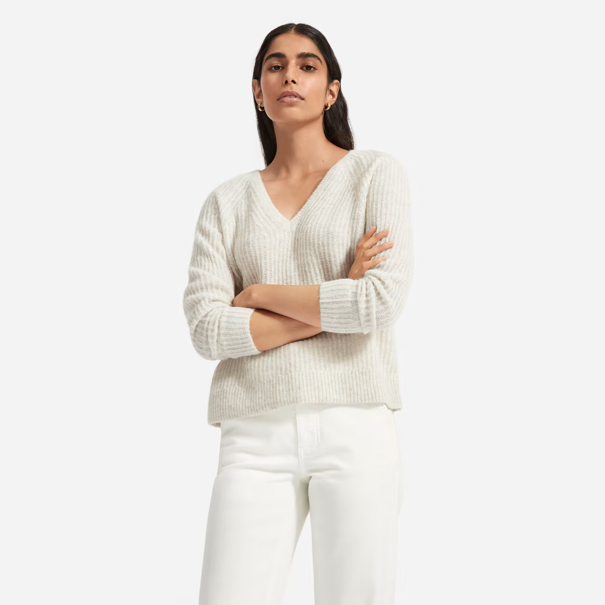 The Alpaca V-Neck Sweater | Everlane