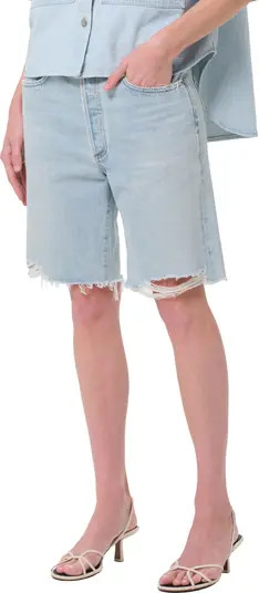'90s Long Cutoff Denim Shorts | Nordstrom