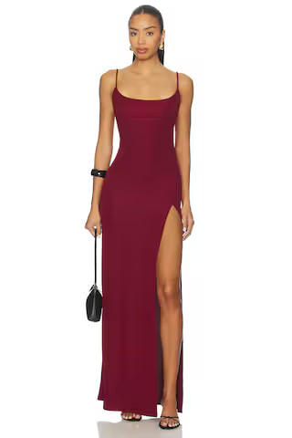 NBD Mirabel Maxi Dress in Oxblood from Revolve.com | Revolve Clothing (Global)