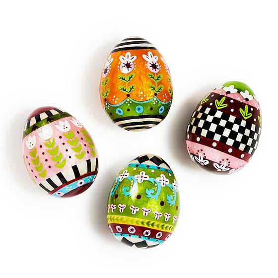 Calico Eggs, Set of 4 | MacKenzie-Childs