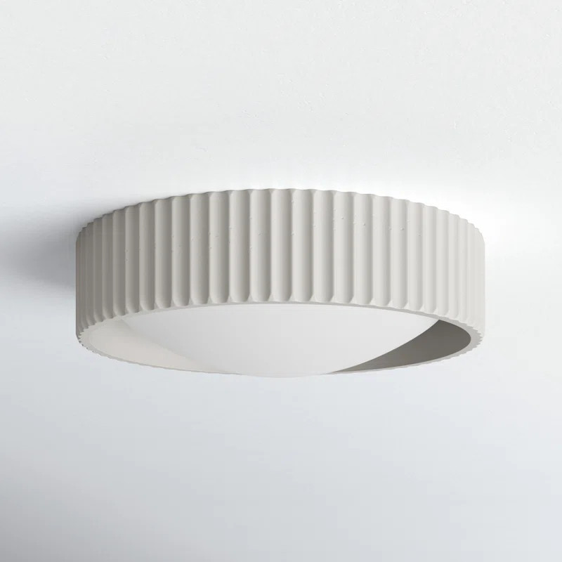 Calcott Single Light Acrylic LED Flush Mount | Joss & Main