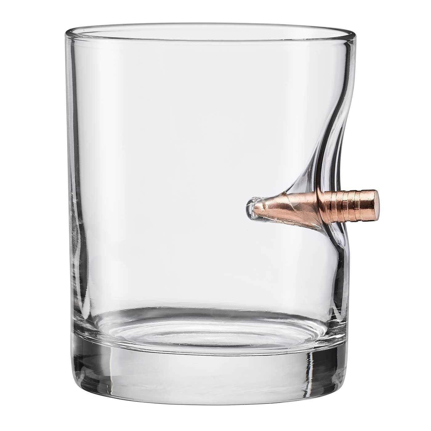 The Original BenShot Bullet Rocks Glass with Real .308 Bullet - 11oz | Made in the USA | Amazon (US)