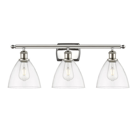 Branson Glass Vanity Light - 3 Light - Clear | Shades of Light