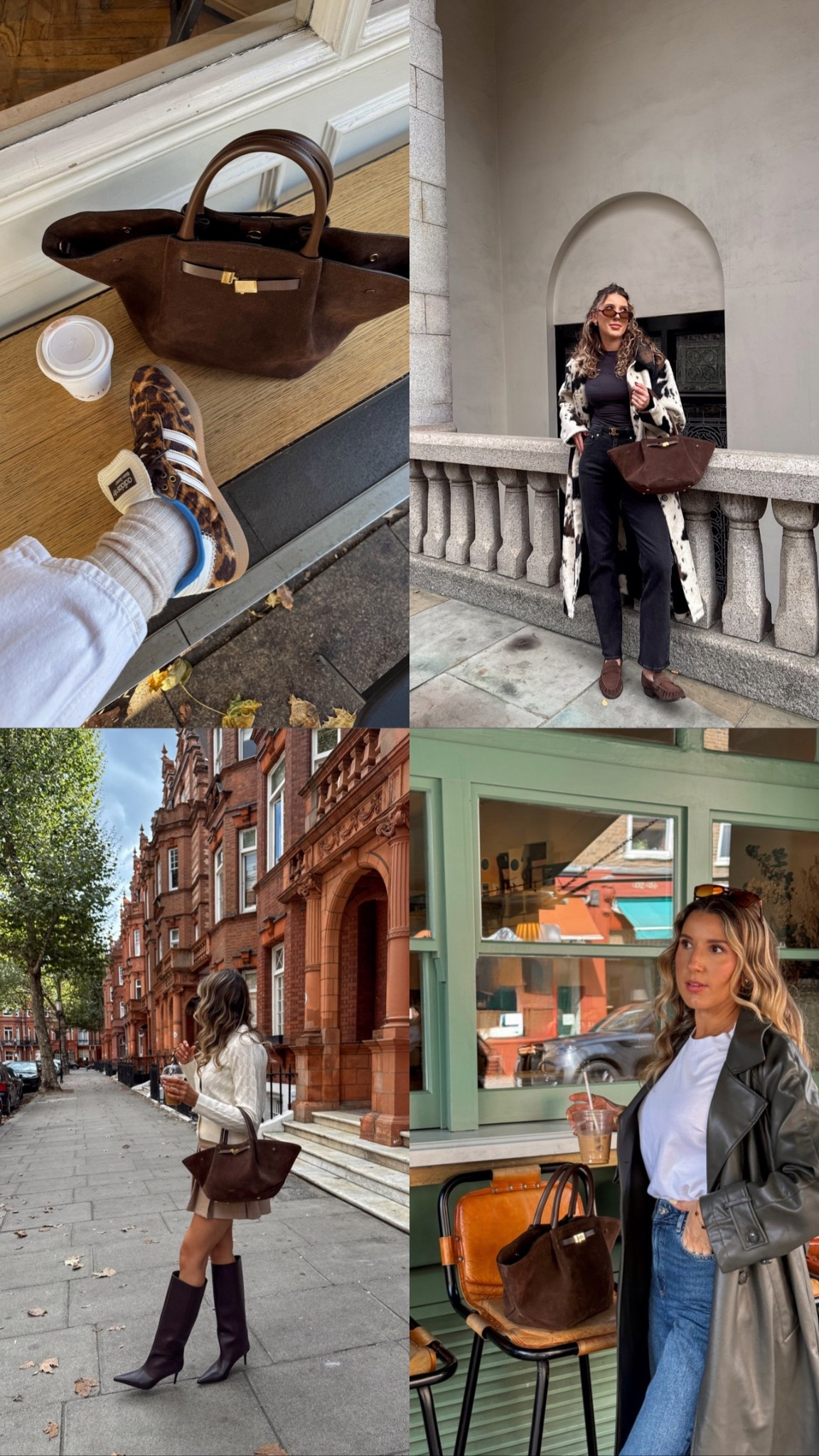 This DeMellier chocolate brown suede The Midi New York bag is one of my most used handbags in my collection. You can now shop your DeMellier favourites with 20% off site wide with code: DMFRIENDS20 (valid until 1st December) 

I’ve linked my favourites below. If you are looking for a work bag that will fit your laptop in then the tan tote bag is a great option. 

#LTKautumn #LTKCyberWeek #LTKbag