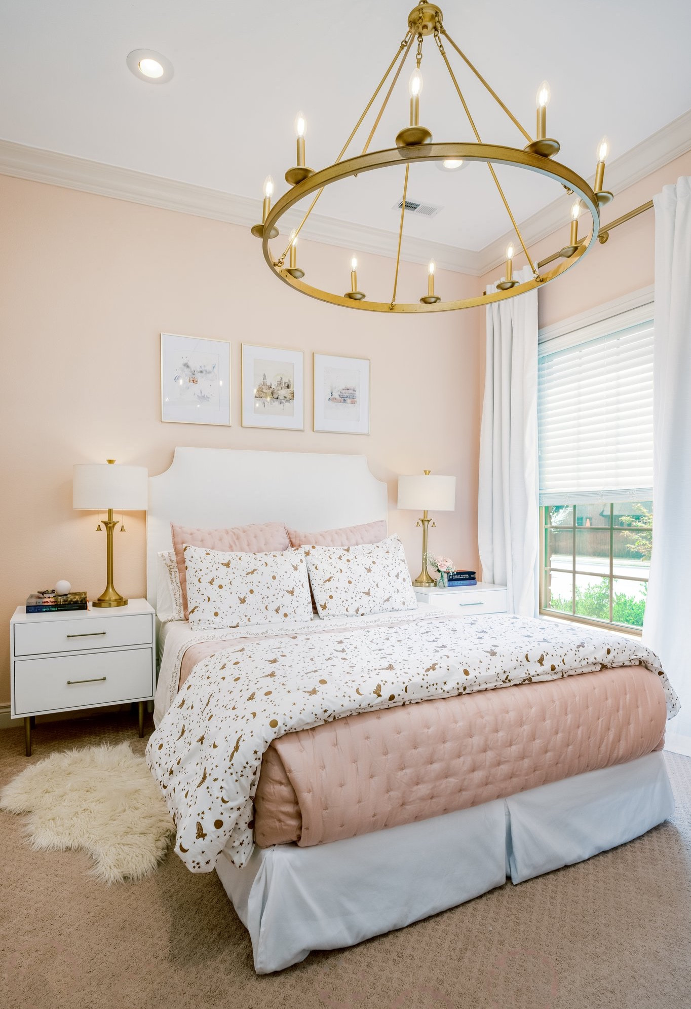 We love the subtle Harry Potter accents and pink & gold hues in this  10 year old’s new bedroom! 

#LTKfamily #LTKhome #LTKkids