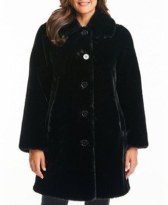 Jones New York Women's Faux-Fur Coat & Reviews - Coats & Jackets - Women - Macy's | Macys (US)