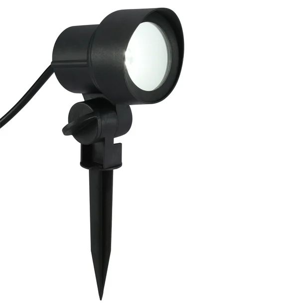 Mainstays Plug-in Black Intelligent Light Sensor 120V AC Outdoor LED Landscape Spot Light, 550 Lu... | Walmart (US)