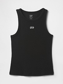 Modern Rib Logo Halter Top | Gap (US)