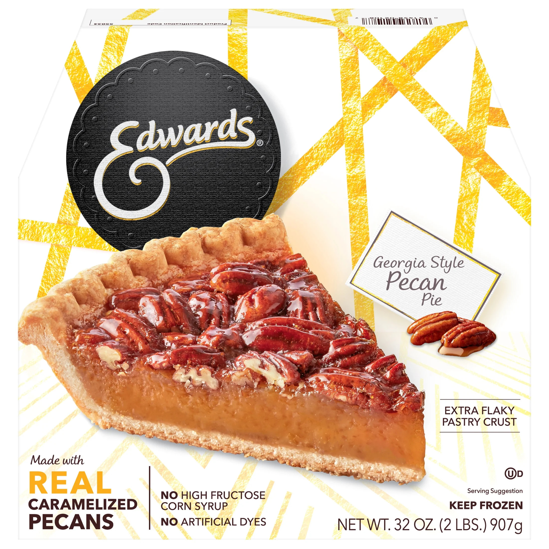 Edwards Desserts Georgia Style Pecan Pie, 32.0 oz | Walmart (US)
