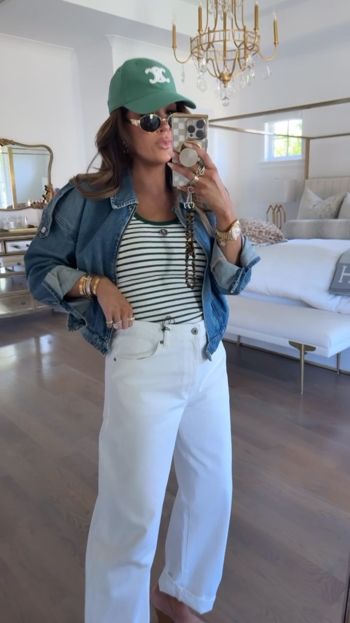 I’m wearing a small jacket, medium tank and 29/ US 8 jeans! 

Zara fashion, Zara finds, Zara shoes, White jeans, Denim jacket, Gemme Beauty, Emily Gemma

#LTKdayinmylife #LTKgrwm #LTKootd