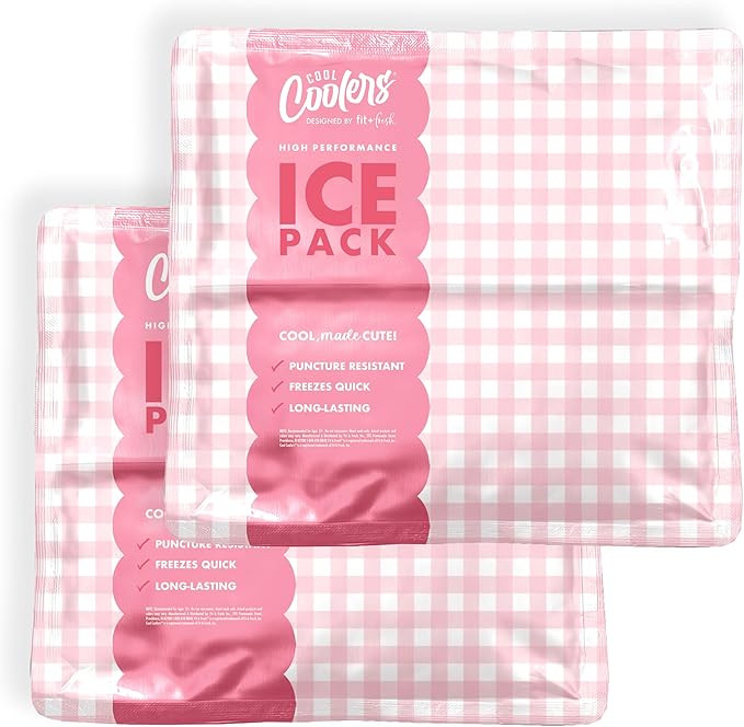 Cool Coolers by Fit & Fresh Reusable Ice Packs for Coolers – Large Long-Lasting Freezer Packs, ... | Amazon (US)