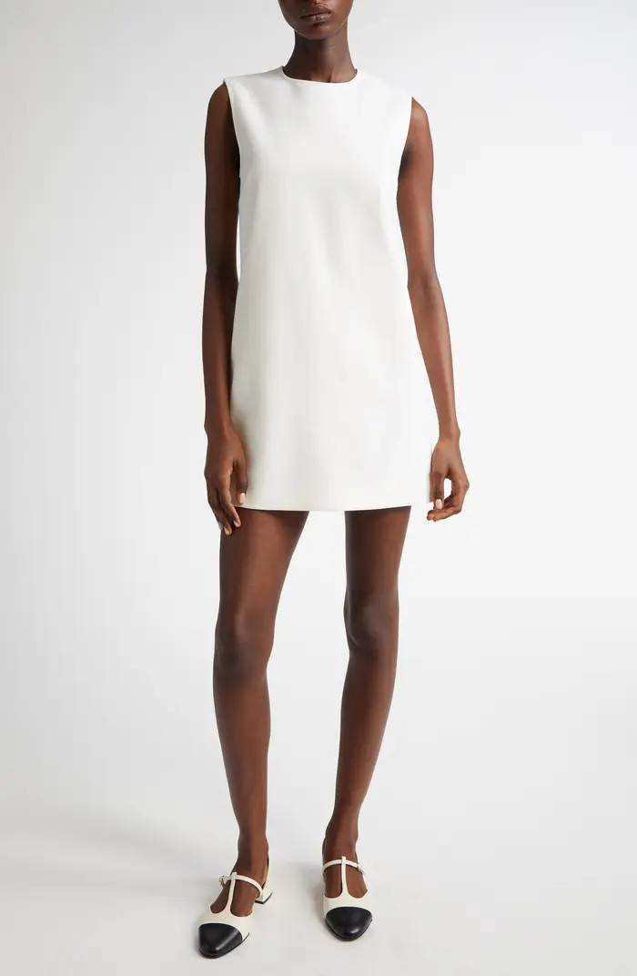 Fiuggi Stretch Wool Canvas Minidress | Nordstrom