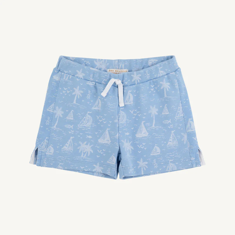 Shaefer Shorts - Bay Side Boats with Worth Avenue White | The Beaufort Bonnet Company