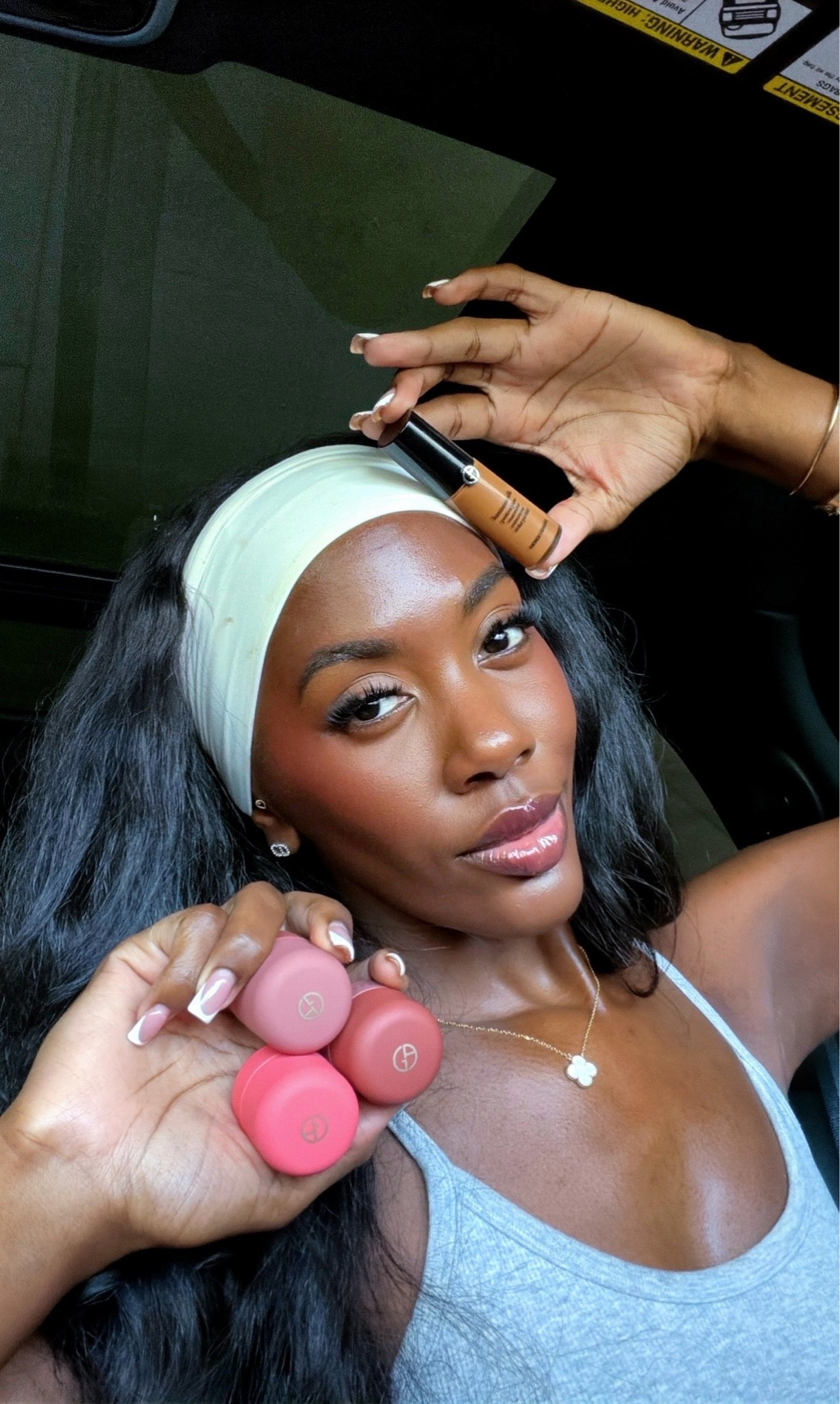 Armani Beauty Partner | Easy on-the-go beauty💋 using @Armani beauty  new dolci blush shade 4 cinnamon + luminous silk concealer shade 11! Available @Sephora #armanimakeup #armanibeautypartner

#LTKBeauty