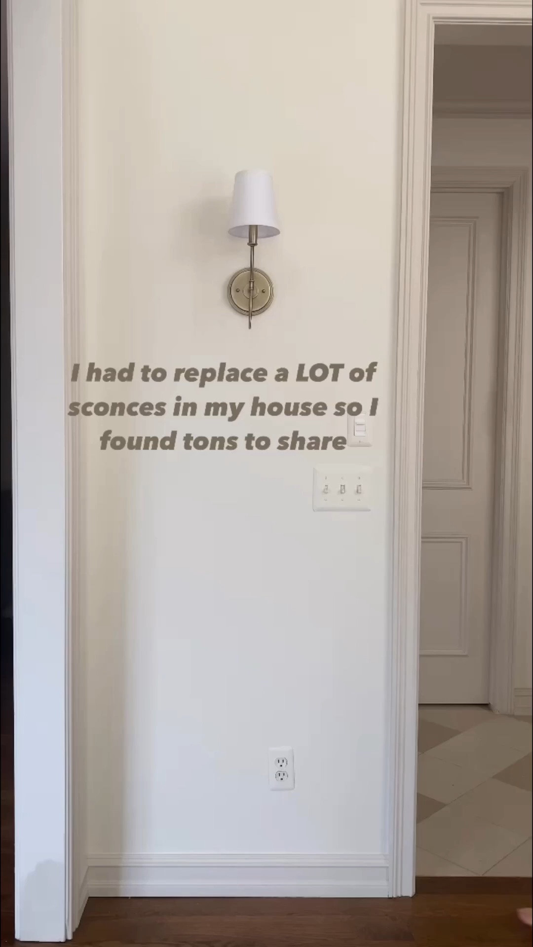 I had to replace a LOT of sconces in this house when we moved in, and here is a roundup of my faves!

#wallsconce #shadedsconce #brasssconce #sconcelights #sconcelighting #hallwaylighting #ltkhome #vanitylighting #lightfixtures