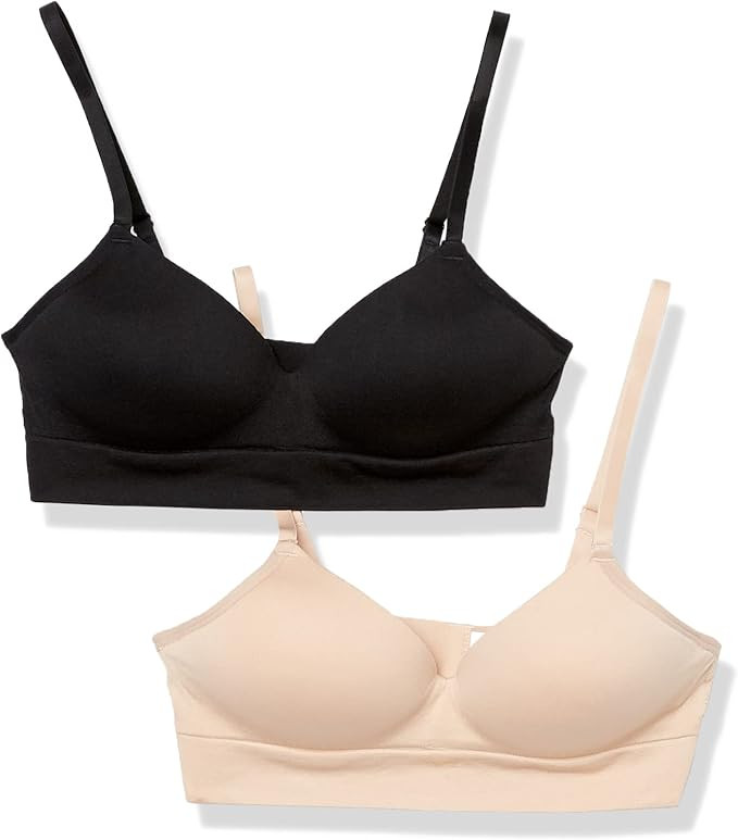 Amazon Essentials Women's 2-Pack Seamless Wirefree Padded Bra | Amazon (US)