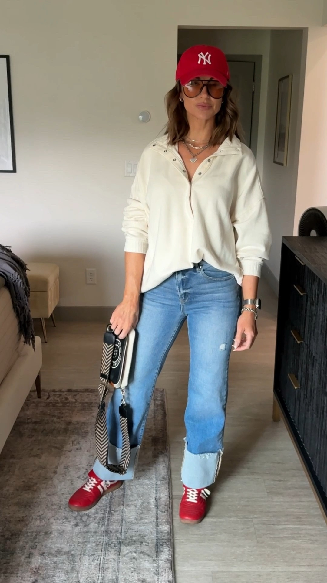 Grwm for a spring training game!

#LTKOver40 #LTKootd #LTKgrwm