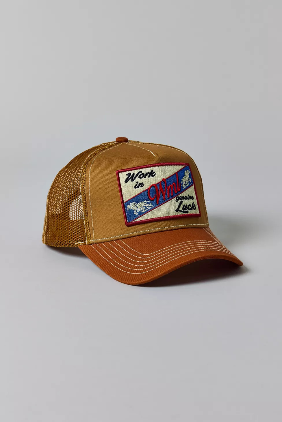 Wish Me Luck Genuine Luck Patch Trucker Hat | Urban Outfitters (US and RoW)