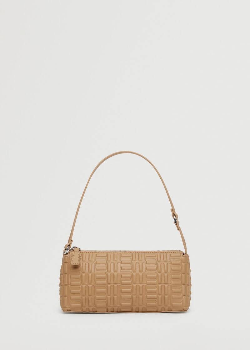 Textured baguette bag | MANGO (US)