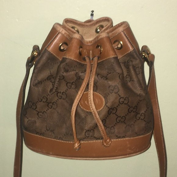 Vintage Gucci Mini Drawstring Bag | Poshmark