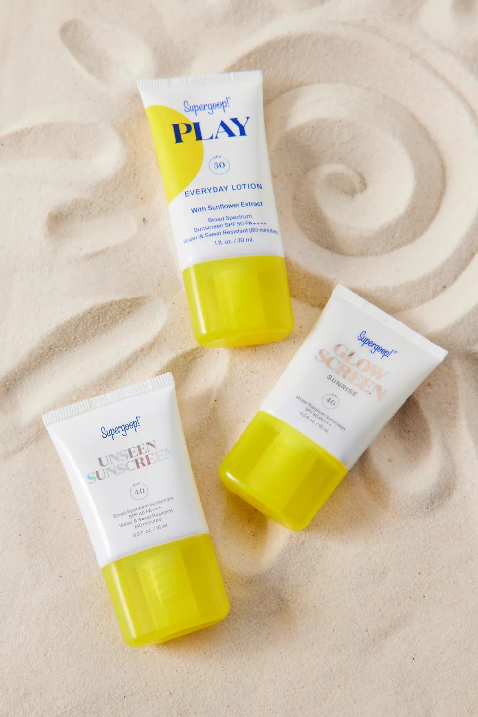 Supergoop! SPF Best Sellers Sunscreen Starter Kit | Urban Outfitters (US and RoW)