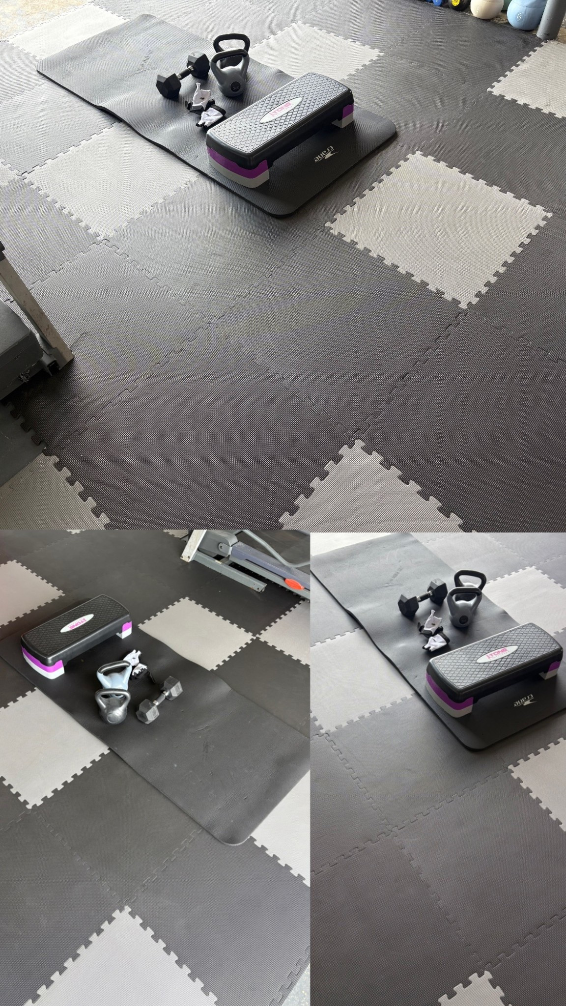 Foam Exercise Floor Mat, Interlocking Tiles, Anti-Fatigue for Home or Gym