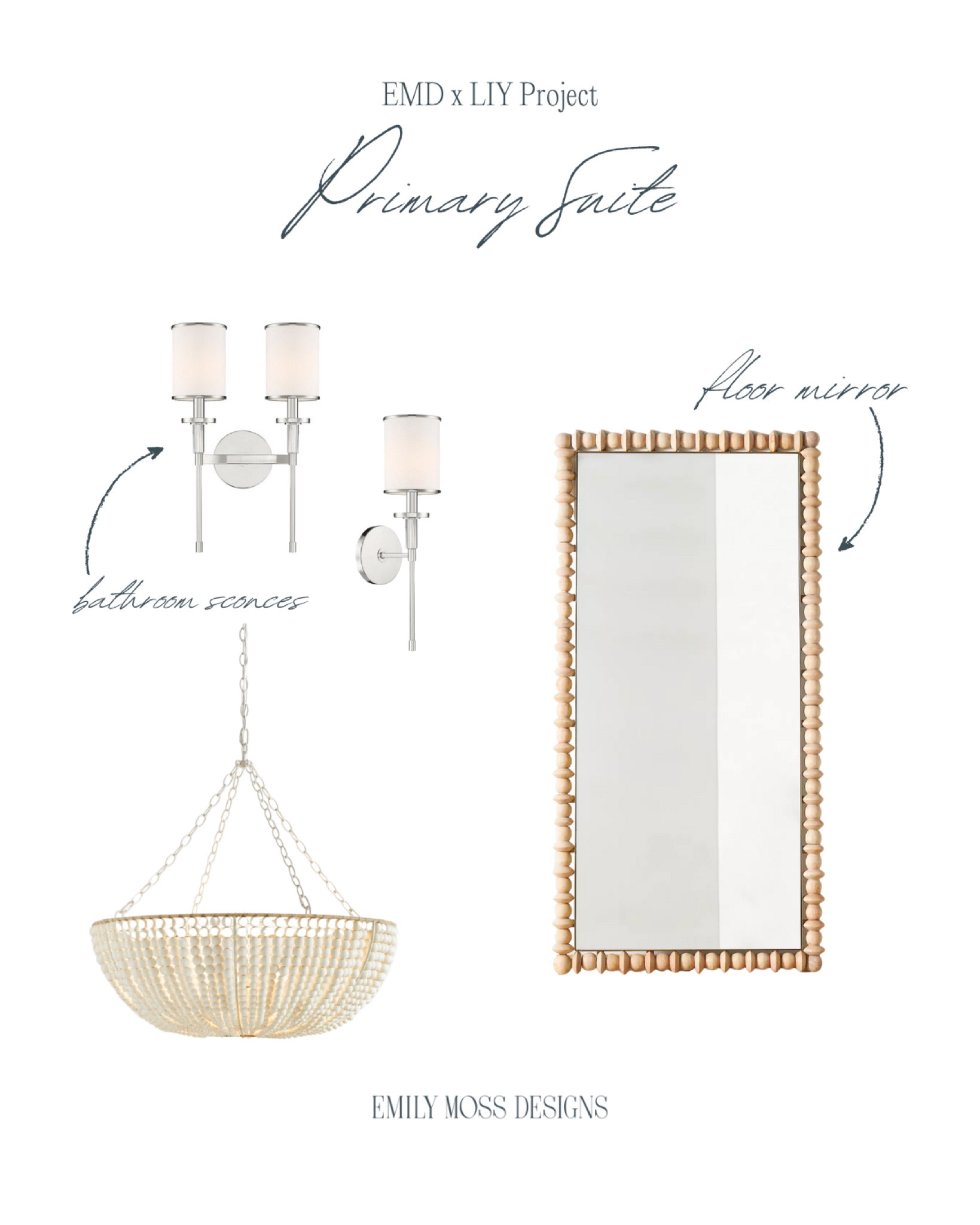 EMDxLIY Project: Primary Suite Lighting & Mirrors 💡🪞 

#LTKhome