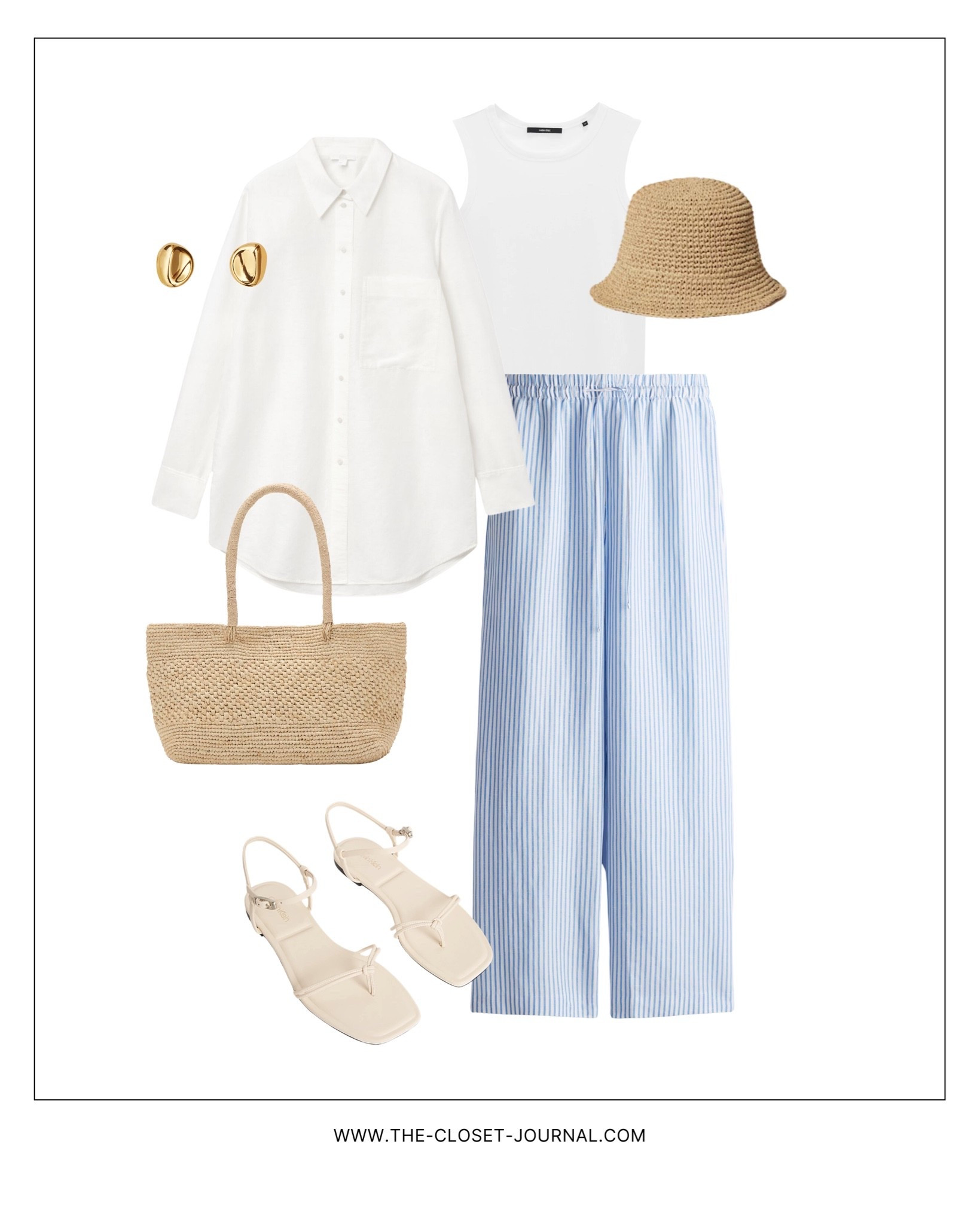 Simple summer look / Coastal Grandmother /