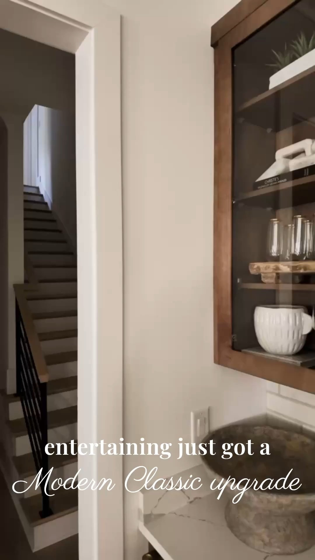 This custom bar nook is one of our favorite spaces — sleek appliances, glass cabinets, brass hardware, and earthy details make it equal parts functional and beautiful.
Perfect for hosting nights or quiet moments at home. ✨

#porcheandco #modernclassicdesign #bararea #homedesigninspo #neutraldecor #interiorinspiration #brasshardware #timelessinterior #barstyling #modernclassicinteriors #interiordecorlove

Do you want to bring our dreamy Modern Classic style interior design into your own home? 🏡 You’re in luck! Reserve our Online Interior Design packages today -> https://porcheandco.com/edesign ✨ We can’t wait to work with you & design your home with #porcheandco



#LTKFindsUnder100 #LTKvlog #LTKHome