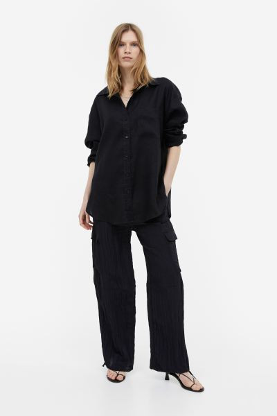 Oversized Linen Shirt | H&M (US + CA)