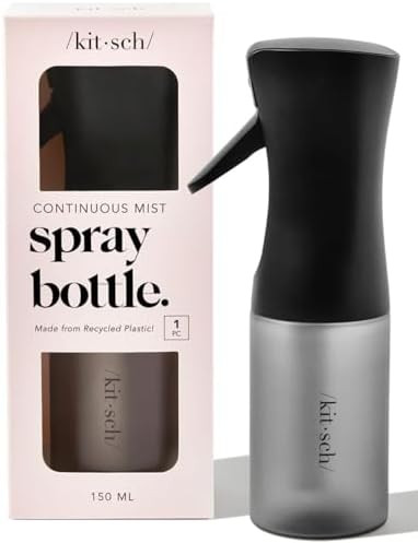 Kitsch Continuous Spray Bottle for Hair – Fine Mist Water Mister & Water Spray Bottle – Recyc... | Amazon (US)