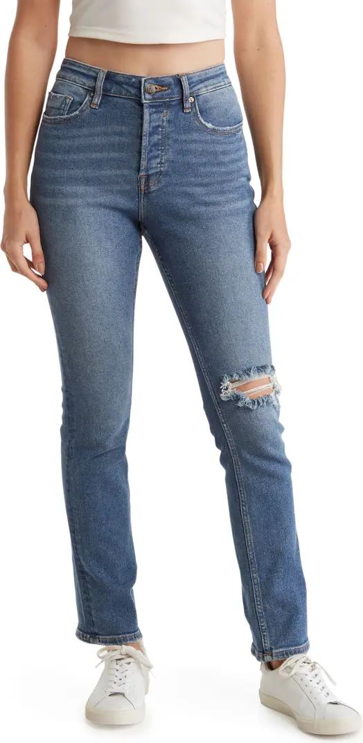 Ace Distressed Straight Leg Jeans | Nordstrom Rack