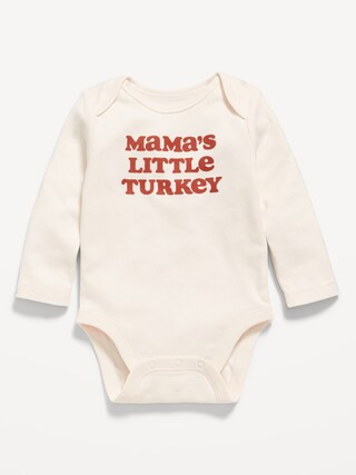 Long-Sleeve Unisex Graphic Bodysuit for Baby | Old Navy (CA)