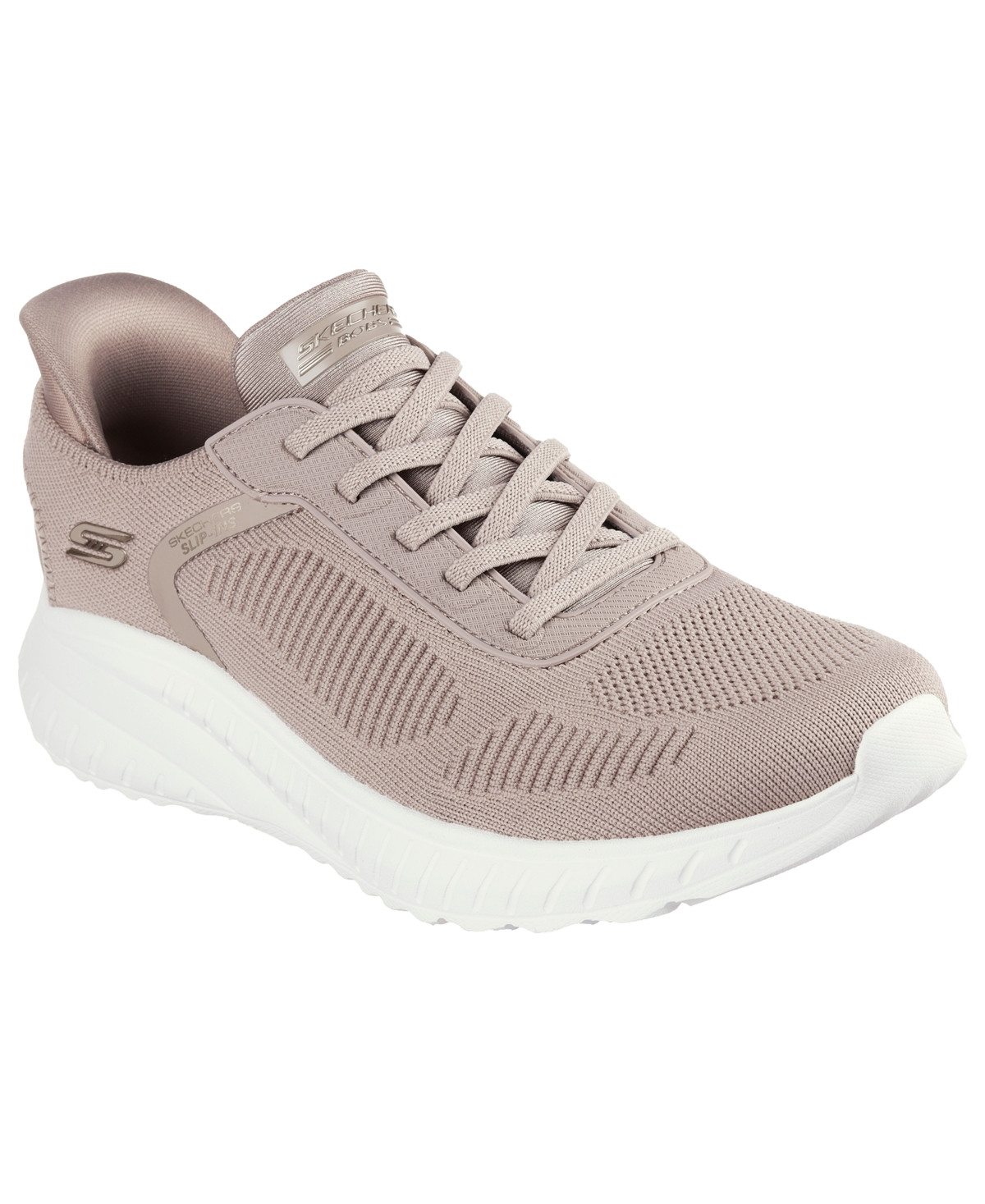 Skechers Women's Slip-ins: Bobs Sport Squad Chaos Walking Sneakers - Taupe | Macy's