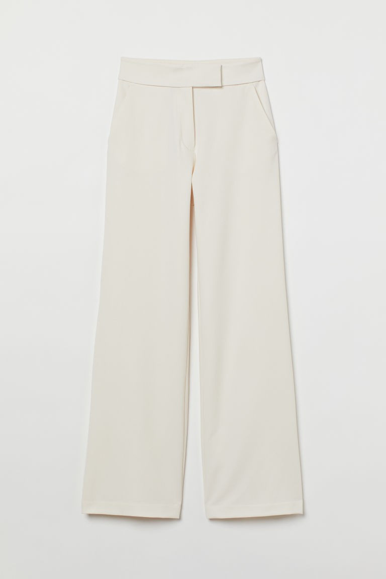 H & M - Weite Hose - Weiß - Damen | H&M (DE, AT, CH, NL, FI)