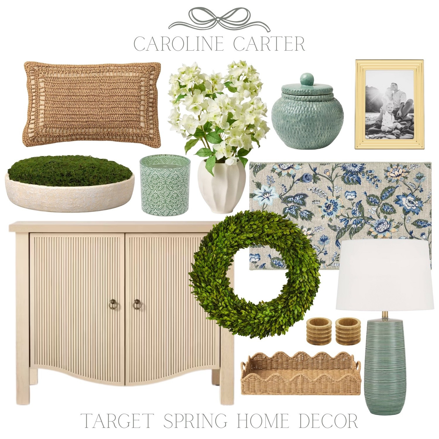 Target spring home decor finds | soft neutrals, woven textures, and fresh florals for an easy seasonal refresh.

Target home, spring decor, neutral home, coastal grandmillennial, woven decor, florals, greenery, console styling, lamp decor, decorative tray, picture frames, spring refresh, affordable home decor

#LTKHome #LTKSeasonal