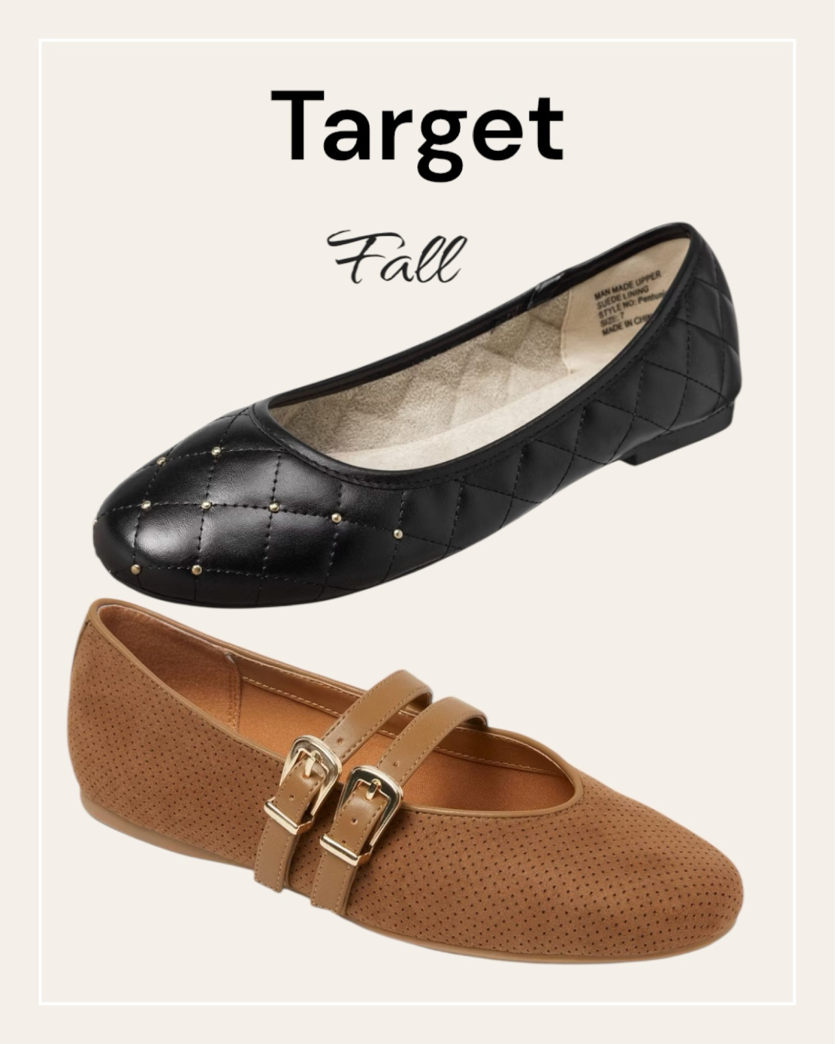 Target for a flat shoes

#LTKFindsUnder50 #LTKShoeCrush