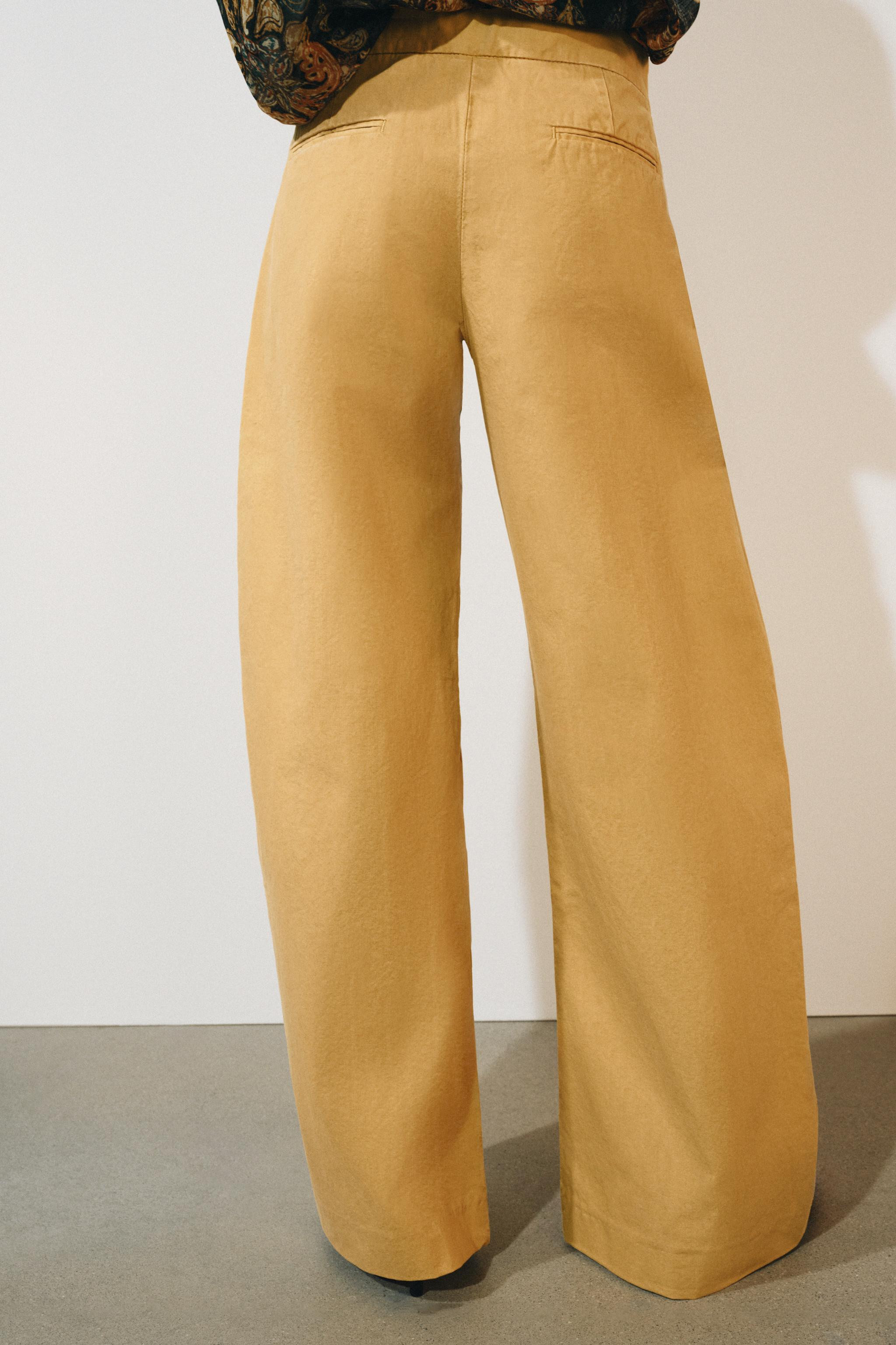 ZW COLLECTION PLEATED TROUSERS | Zara UK