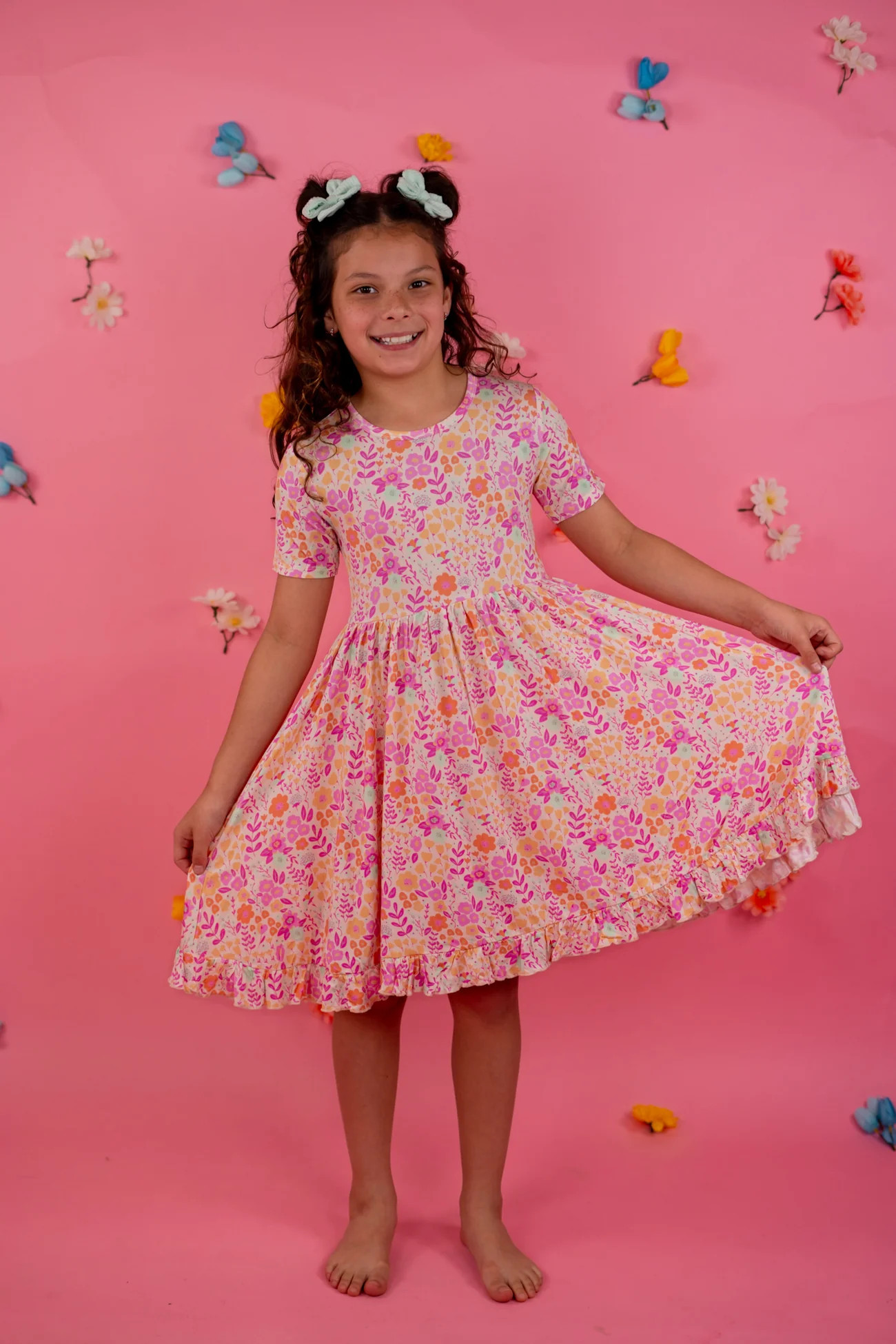 GARDEN TREASURES DREAM RUFFLE DRESS | DREAM BIG LITTLE CO