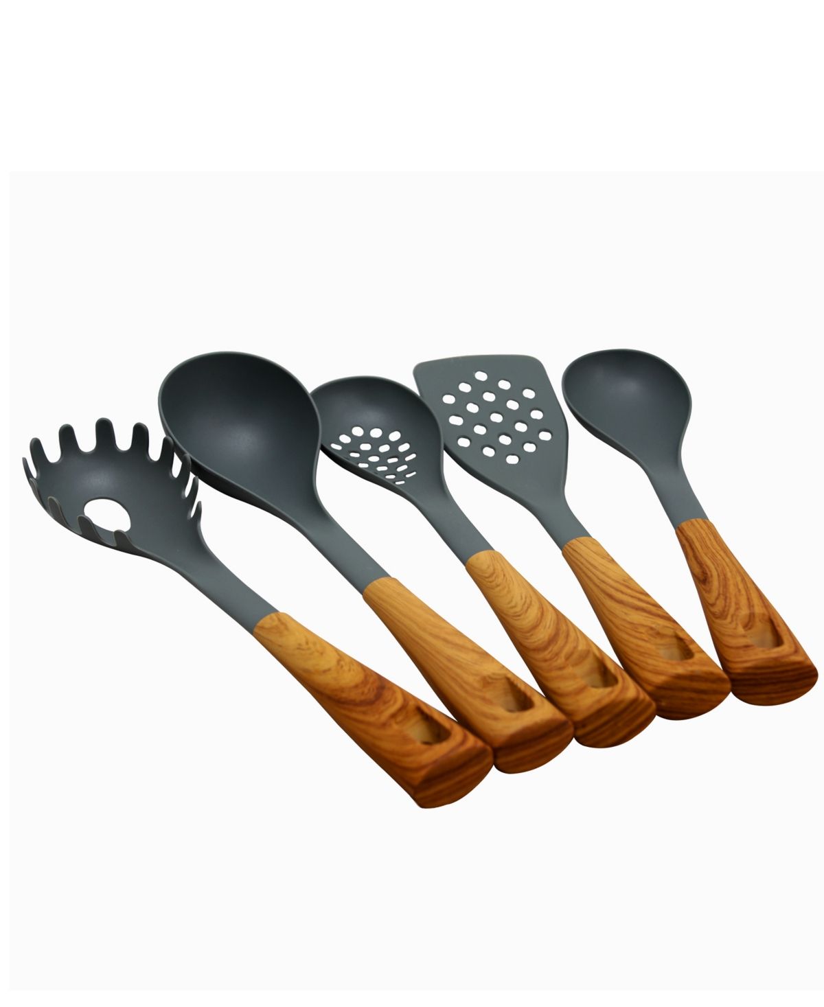 Oster Everwood Kitchen Nylon Tools Set with Wood Inspired Handles, Set of 5 | Macys (US)