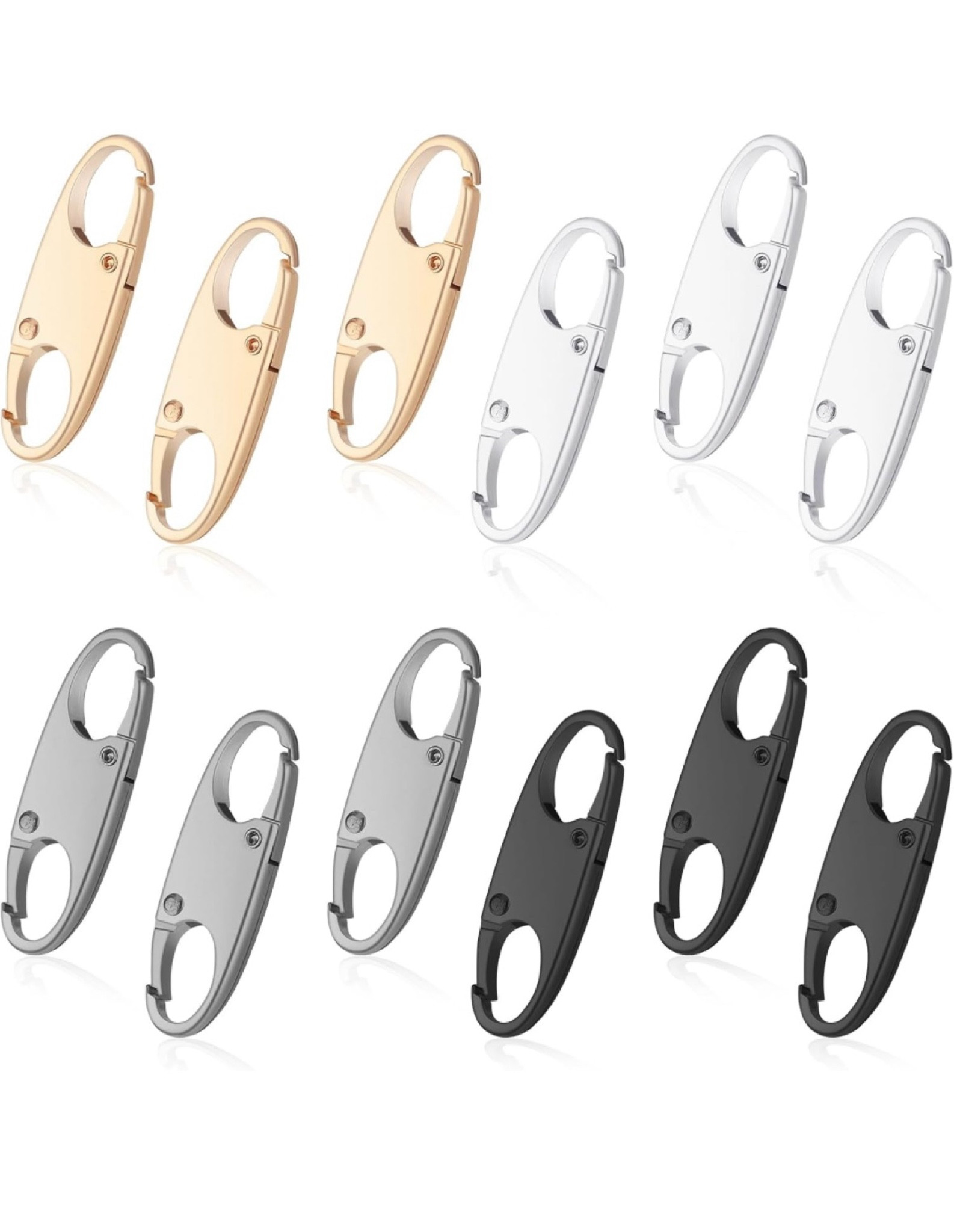 Tyqour 12pcs Zipper Clip Theft Deterrent, Dual Opening Zipper Locks Anti Theft, S Shaped Zipper Locks for Backpacks

#LTKFamily #LTKItBag #LTKTravel