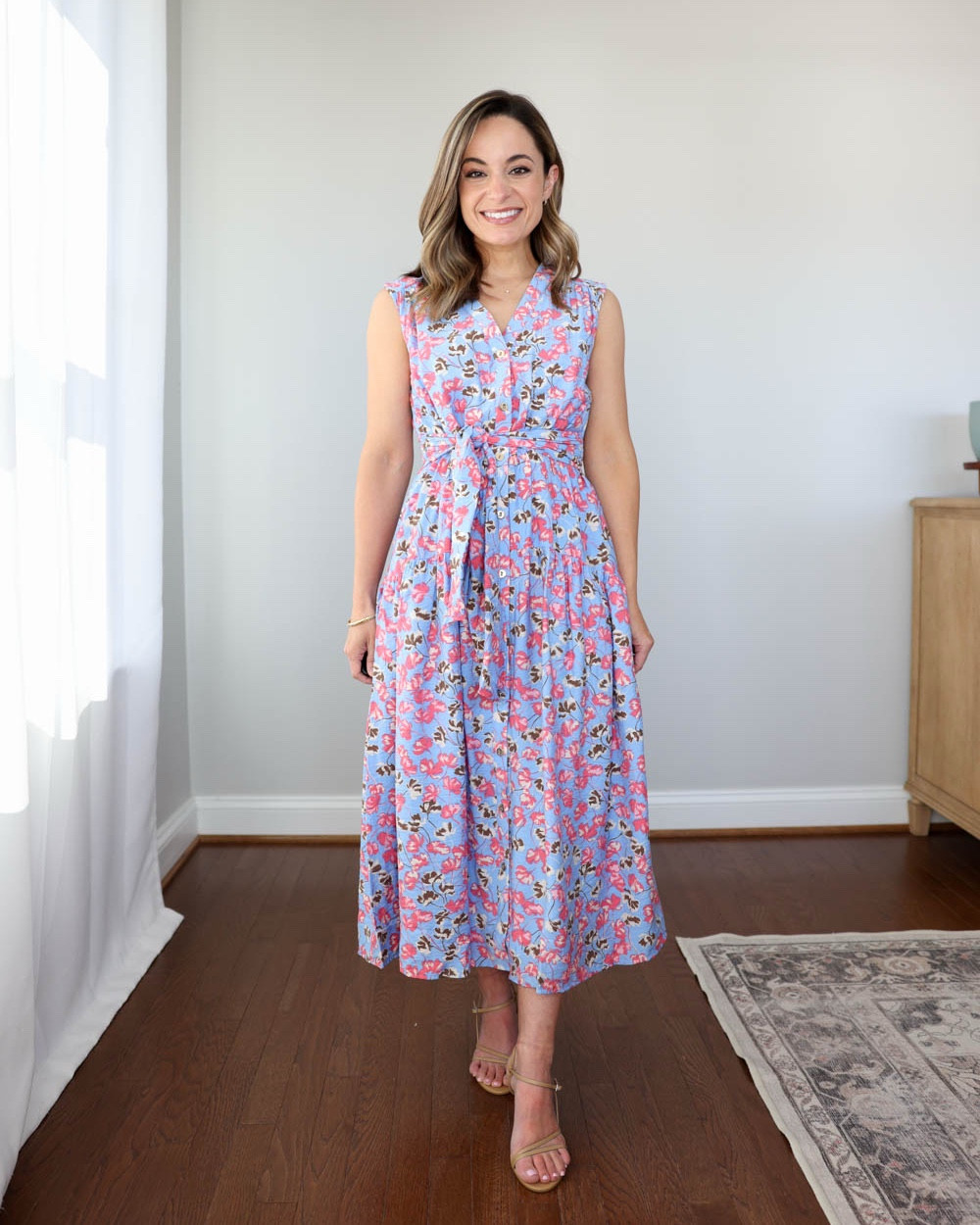 Four Spring event dresses for petites under $100!

Outfit 1:
Pink floral dress (Kohl's): petite xs 
Heels: tts

Outfit 2:
Green dress (Amazon): xs in bean green. The color seems to be shorter than the other colors. My dress is 44” long in xs, 2” shorter than the stated length on the size chart.
Heels: tts

Outfit 3:
Pink long sleeve dress (Nordstrom) - xxs 44” shoulder to hem
Shoes: tts

Outfit 4:
Yellow dress (Nordstrom): xs
Heels: tts

My measurements for reference: I’m 4’10” and 105lbs. My bust, waist, and hip measurement is 32”, 24”, and 36”.

#LTKWedding #LTKSeasonal #LTKPetite