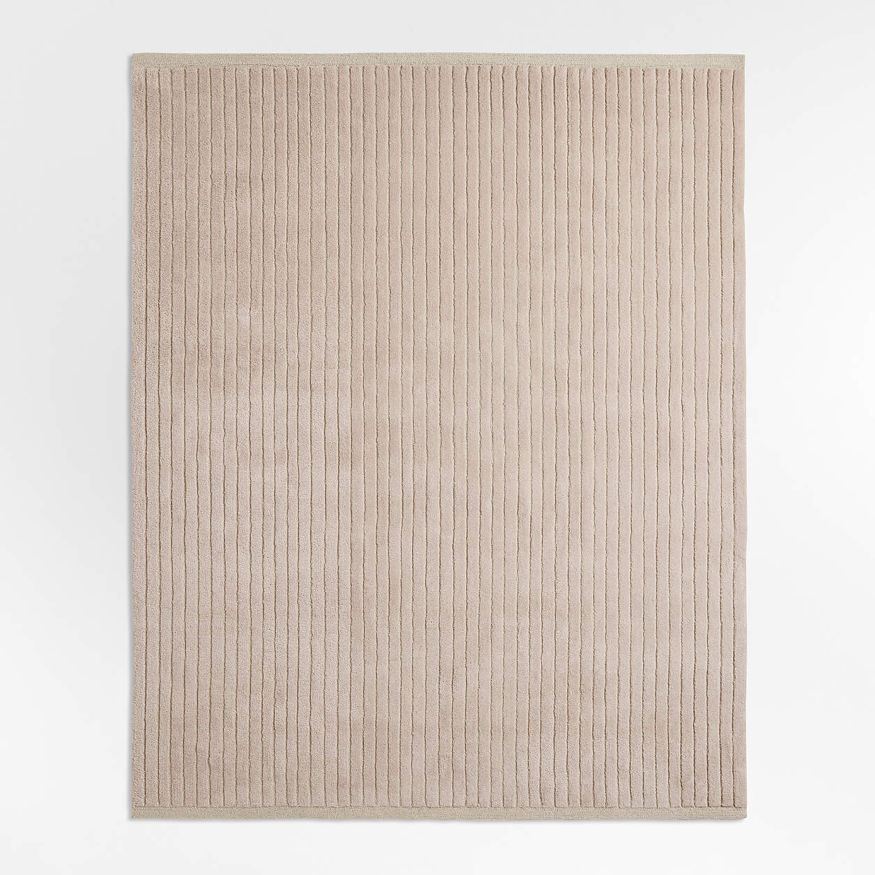 Aija Striped Lilac Rose Kids Performance Area Rug 5'x8' | Crate & Kids | Crate & Barrel