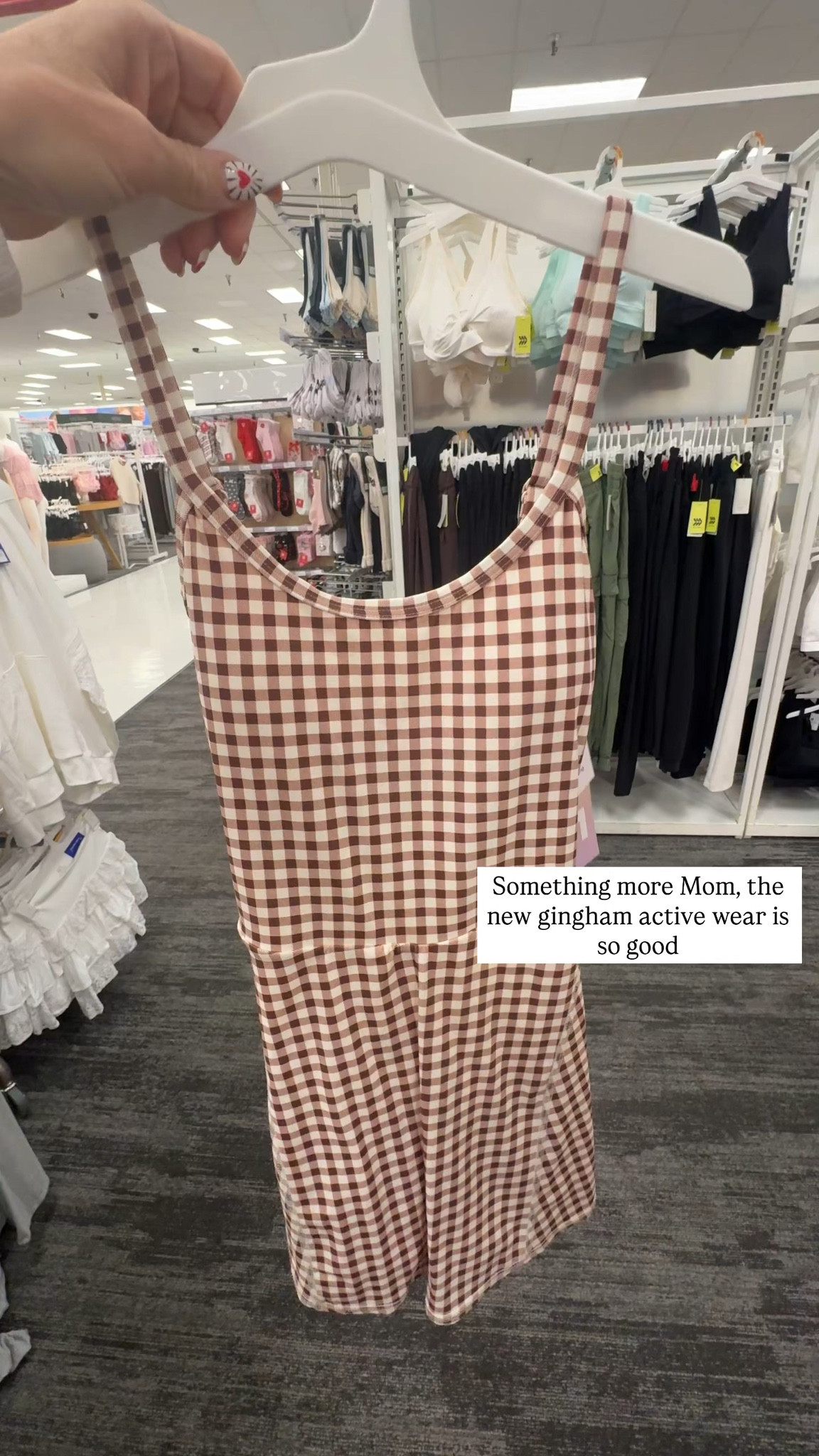 Target Finds! In love with the new active wear gingham collection.￼Available in multiple colors.

#Activewear #TargetStyle #TargetFINDS #tennisdress ￼

#LTKmomlife #LTKActive #LTKfitnessgoals