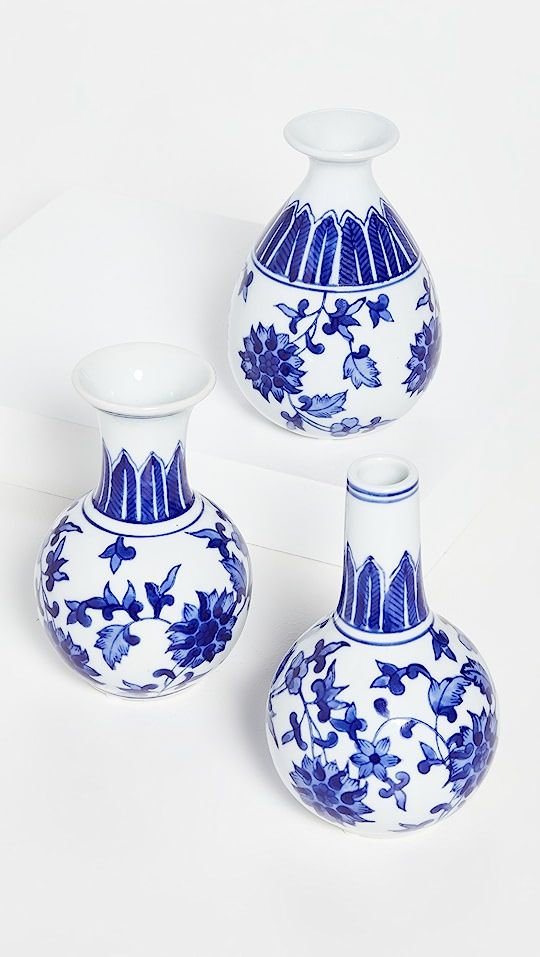 Shopbop @Home Two's Company Canton Collection Set of 3 Vases | SHOPBOP | Shopbop