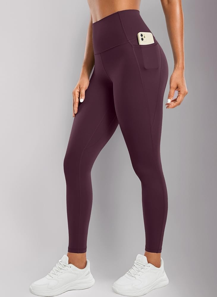 CRZ YOGA Women's Butterluxe 28'' Gym Leggings with Pockets - High Waisted Workout Sport Buttery S... | Amazon (UK)