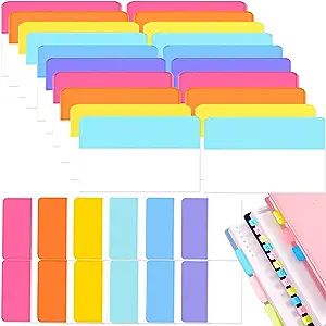 600 PCS Sticky Index Tabs,1,2 Inch File Tabs Flags,Colored Page Markers Self Adhesive for Books,P... | Amazon (US)