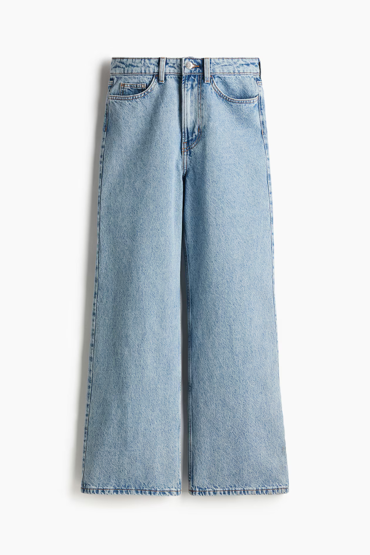 Petite Length Wide Ultra High Jeans - Azul denim pálido - MUJER | H&M ES | H&M (FR, IT, ES, PT, BE)