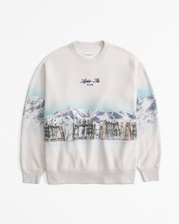 Ski Destination Vintage Sunday Crew | Abercrombie & Fitch (US)