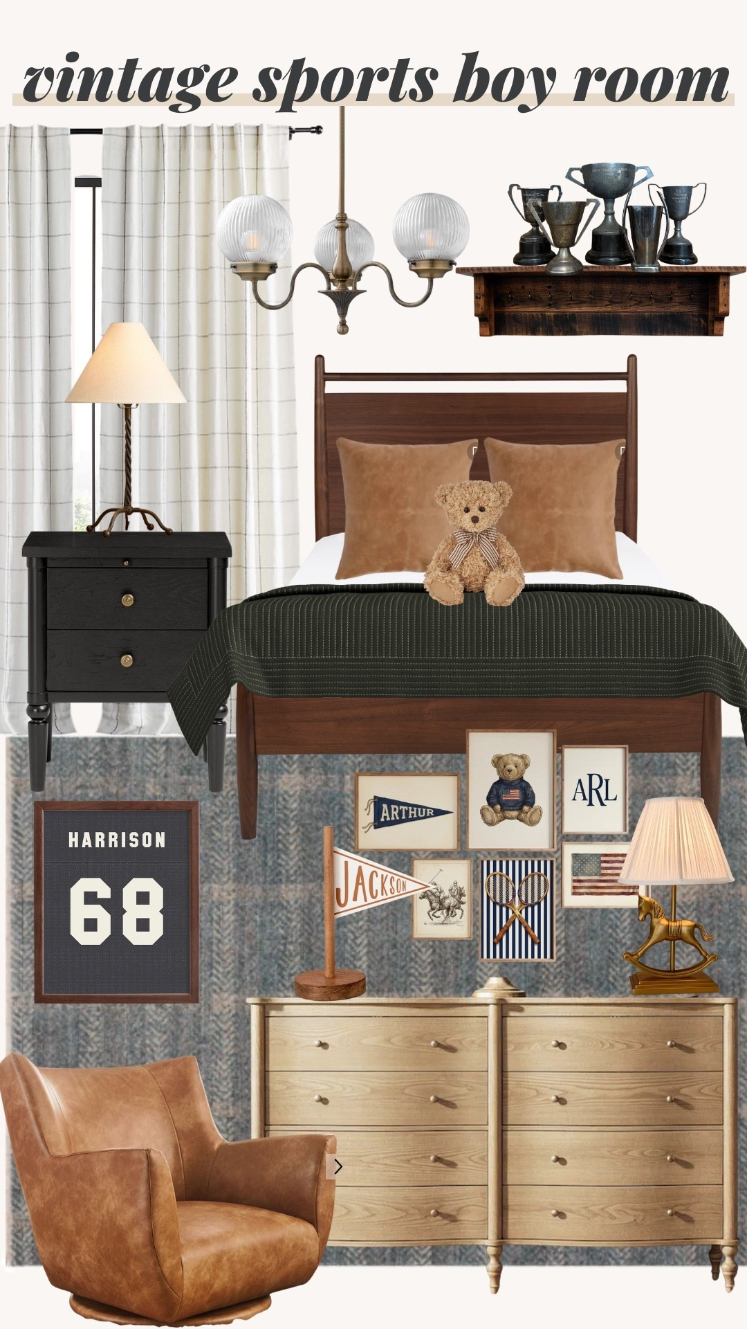 Vintage sports boy room 

vintage sports boys room, traditional boys bedroom, big boy room decor, classic sports decor, vintage athletic wall art, retro sports posters, old school sports style, timeless boys room decor, heritage sports aesthetic, vintage baseball decor, classic football art, traditional American sports, preppy boys room, varsity style decor, navy and neutral boys room, masculine boys bedroom, sports memorabilia decor, vintage sports nursery to big boy room, traditional kids room design, classic boys bedroom ideas, retro athletic artwork, heirloom style boys room, refined boys room decor, traditional sports wall art